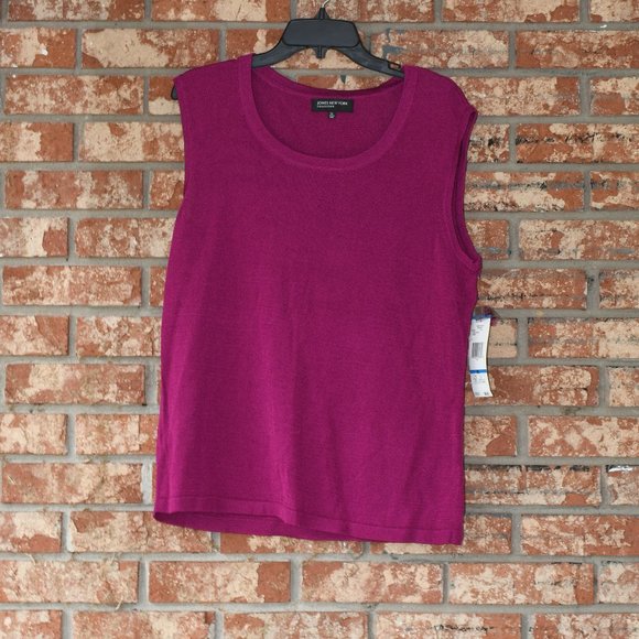 Jones New York Tops - Jones New York Burgundy Top NWT